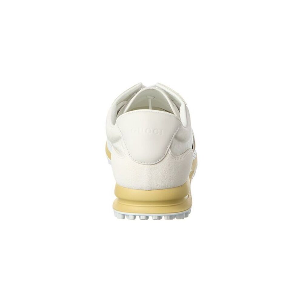 Gucci Re-Motion Gg Canvas & Suede Sneaker, White - Picture 3 of 5